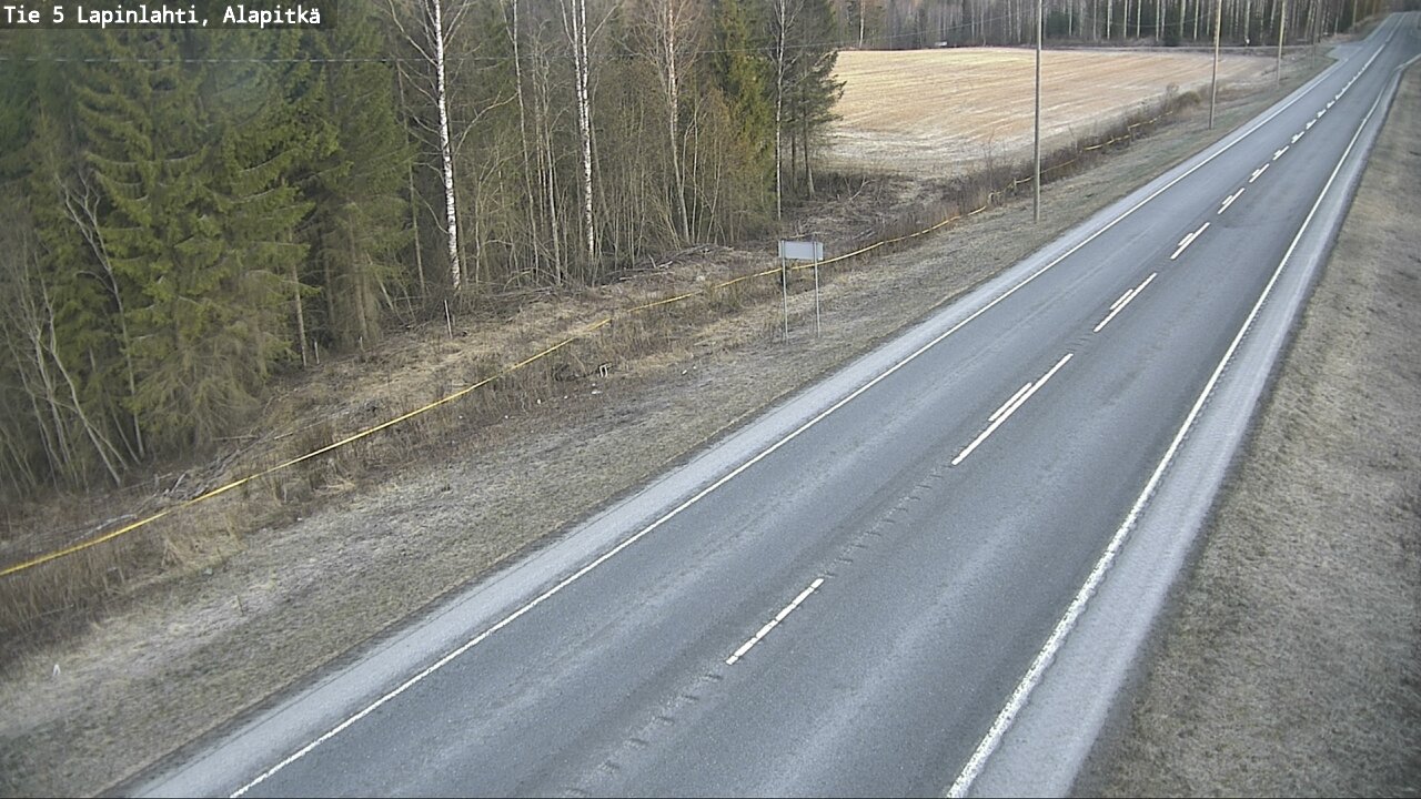 Kelikamerat Kuva Tie 5 Lapinlahti, Alapitkä, Lapinlahti, Pohjois-Savo