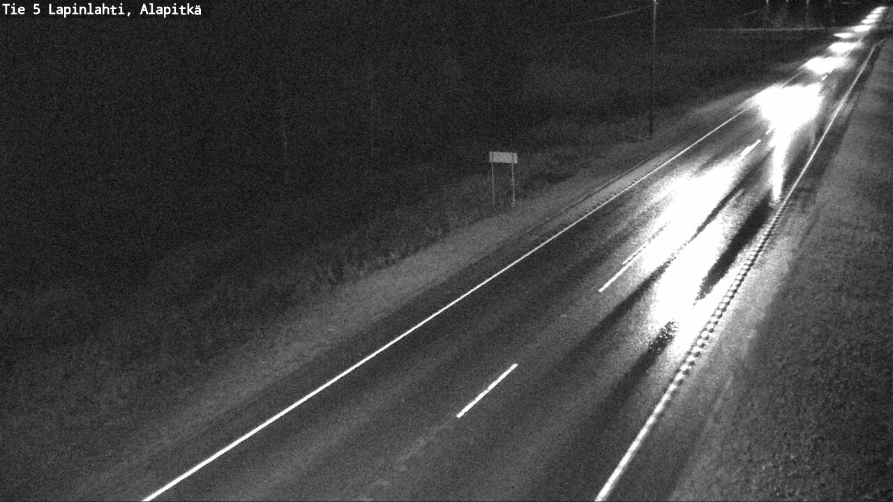 Weather Camera Image Väg 5 Lapinlax, Alapitkä, Lapinlahti, Pohjois-Savo