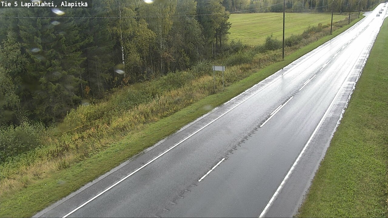 Weather Camera Image Väg 5 Lapinlax, Alapitkä, Lapinlahti, Pohjois-Savo