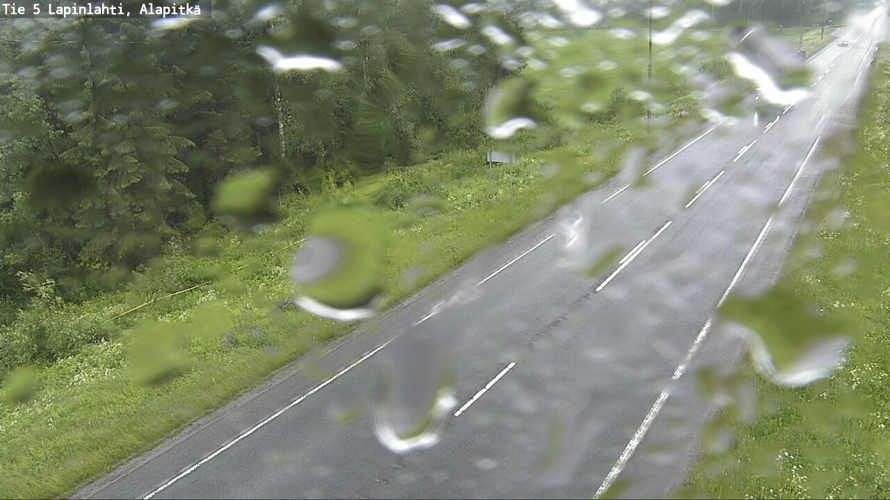 Weather Camera Image Väg 5 Lapinlax, Alapitkä, Lapinlahti, Pohjois-Savo