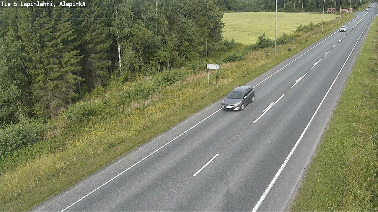 Weather Camera Image Väg 5 Lapinlax, Alapitkä, Lapinlahti, Pohjois-Savo