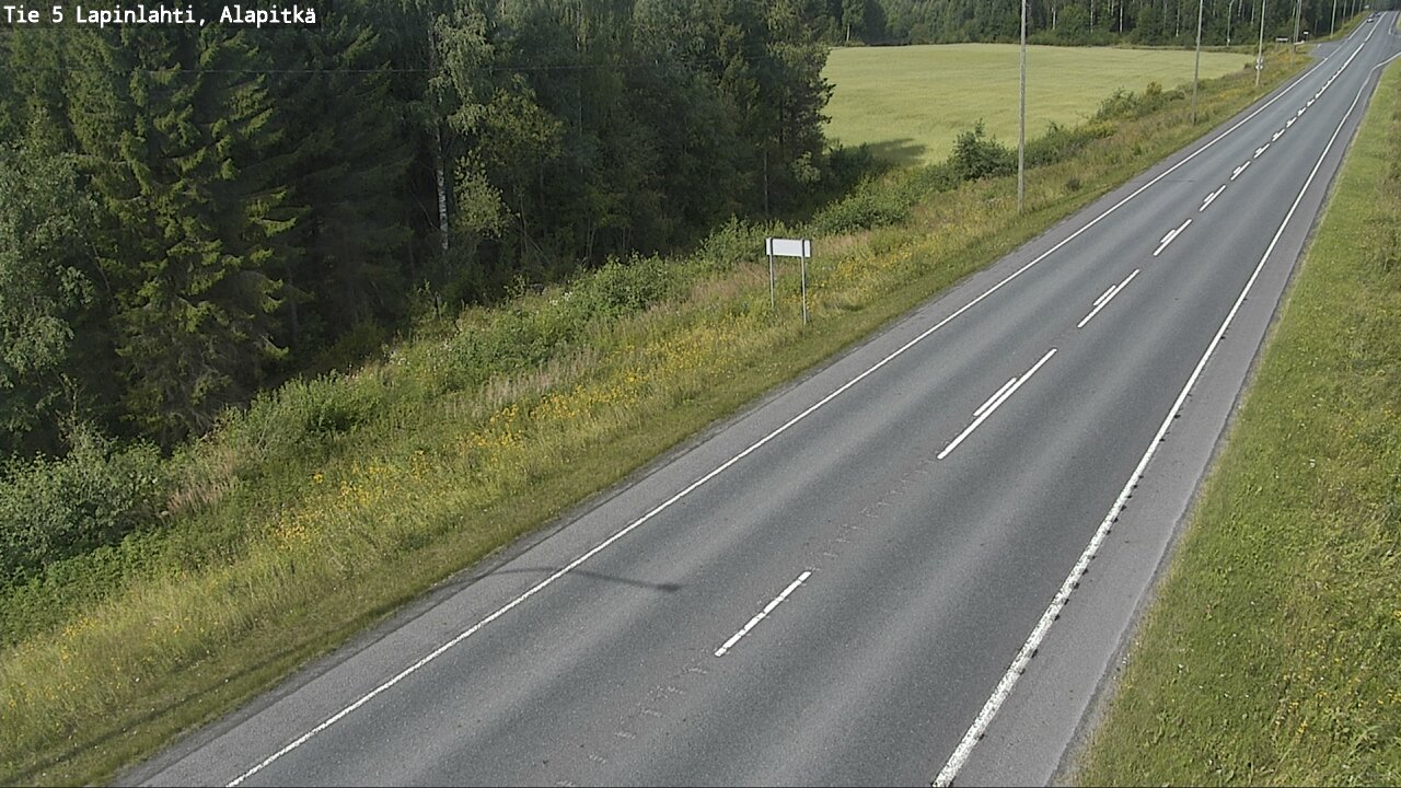 Kelikamerat Kuva Tie 5 Lapinlahti, Alapitkä, Lapinlahti, Pohjois-Savo