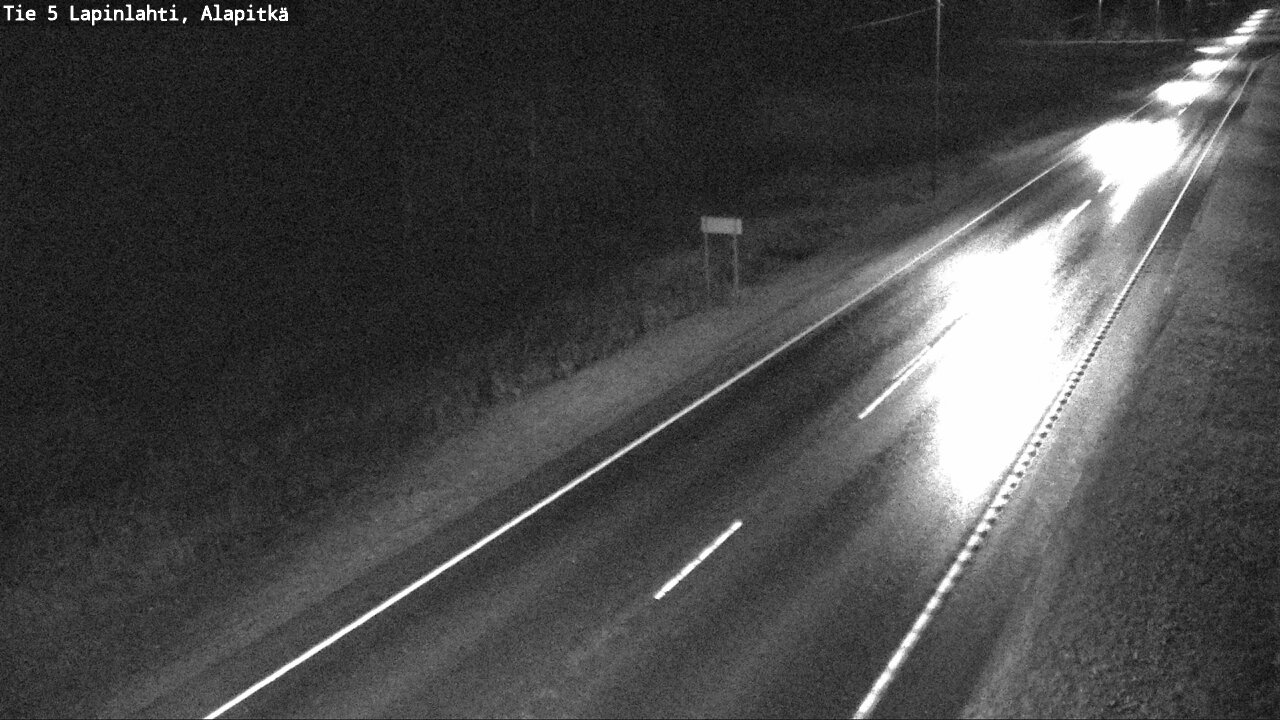 Weather Camera Image Väg 5 Lapinlax, Alapitkä, Lapinlahti, Pohjois-Savo