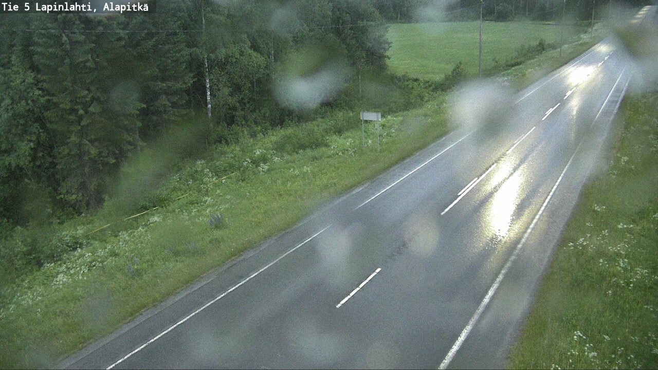 Weather Camera Image Road 5 Lapinlahti, Alapitkä, Lapinlahti, Pohjois-Savo