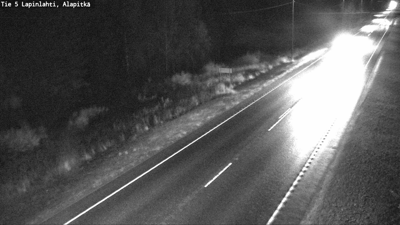 Weather Camera Image Väg 5 Lapinlax, Alapitkä, Lapinlahti, Pohjois-Savo