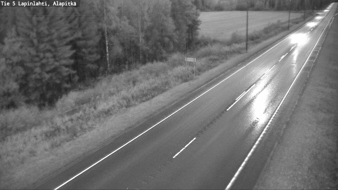 Weather Camera Image Väg 5 Lapinlax, Alapitkä, Lapinlahti, Pohjois-Savo