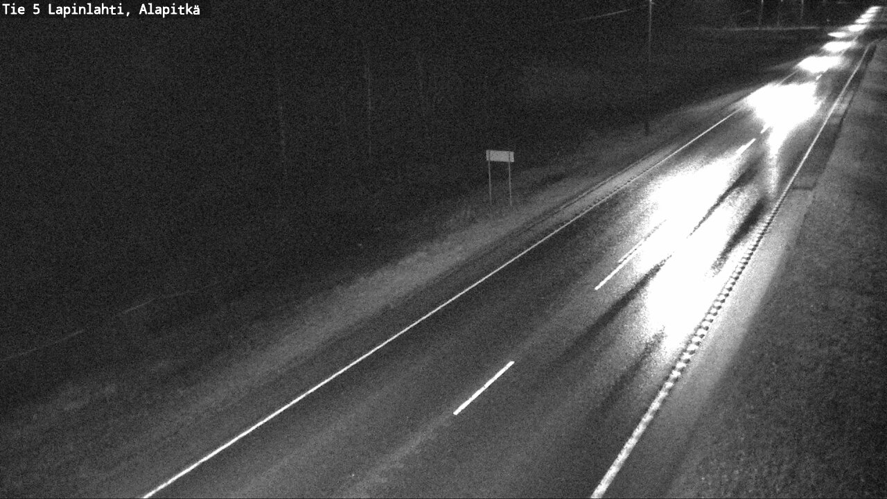 Weather Camera Image Road 5 Lapinlahti, Alapitkä, Lapinlahti, Pohjois-Savo