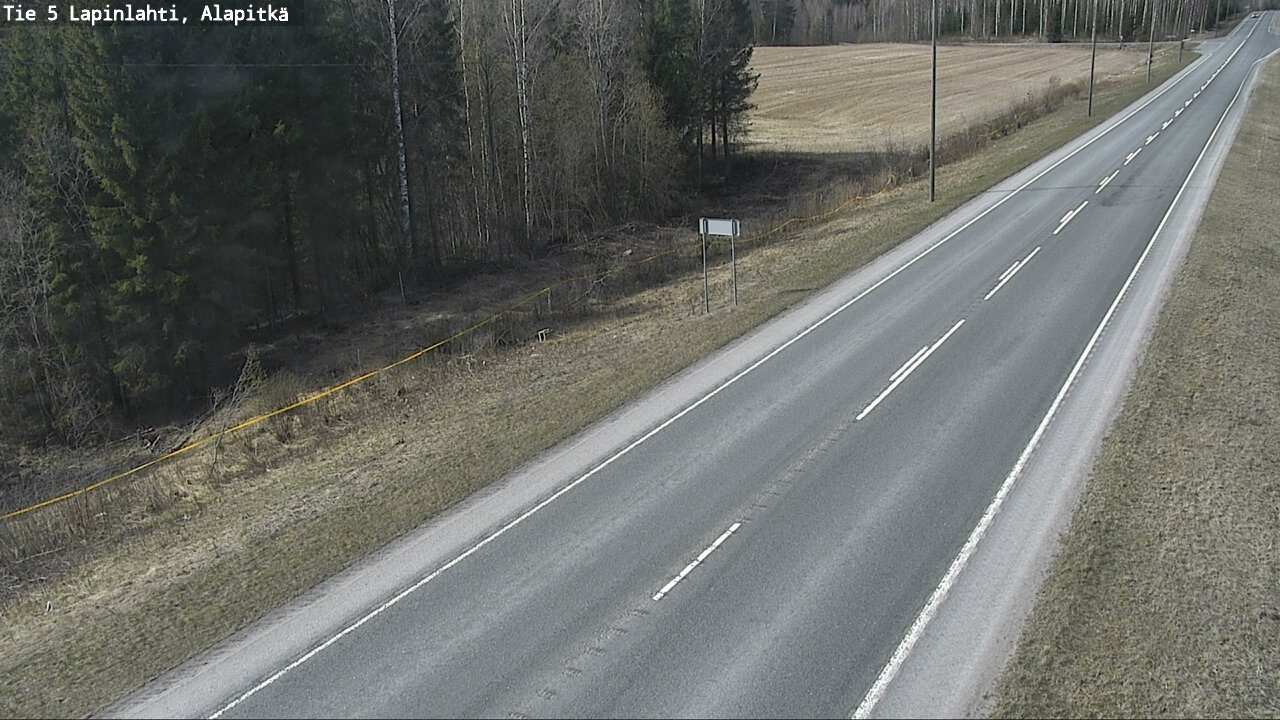 Kelikamerat Kuva Tie 5 Lapinlahti, Alapitkä, Lapinlahti, Pohjois-Savo