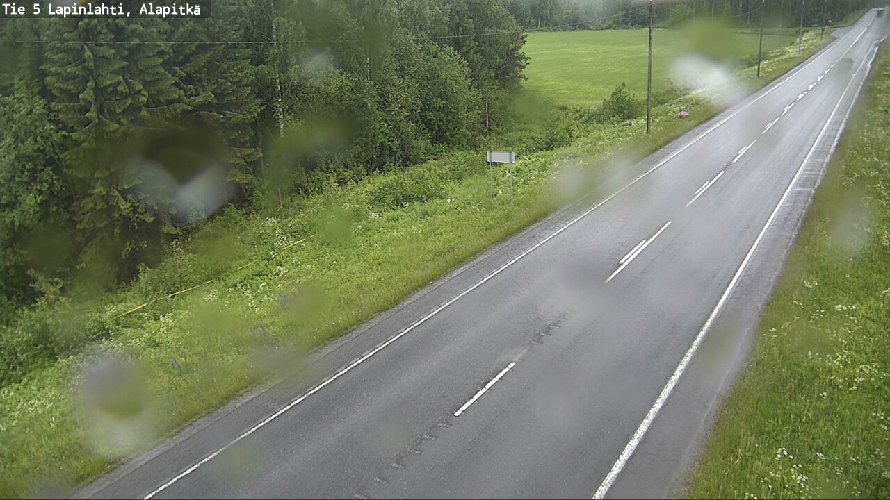 Weather Camera Image Road 5 Lapinlahti, Alapitkä, Lapinlahti, Pohjois-Savo