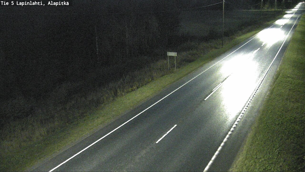 Weather Camera Image Väg 5 Lapinlax, Alapitkä, Lapinlahti, Pohjois-Savo