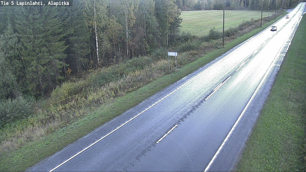 Weather Camera Image Väg 5 Lapinlax, Alapitkä, Lapinlahti, Pohjois-Savo