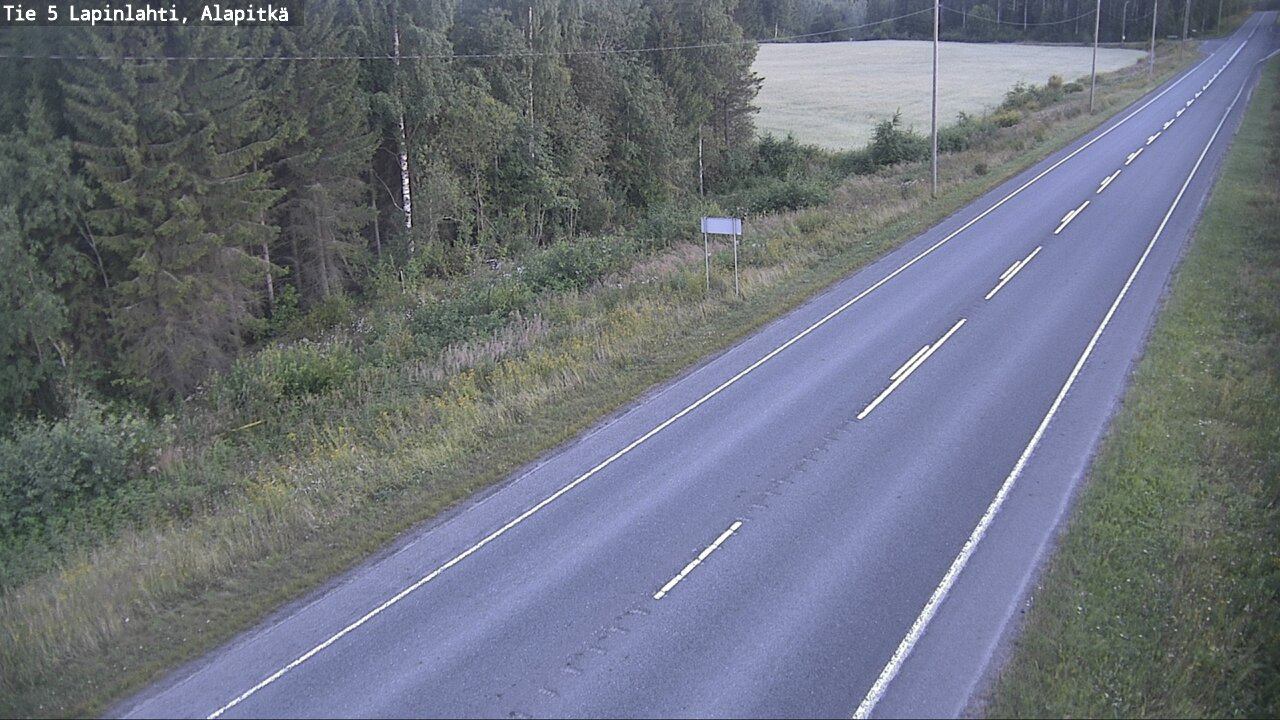 Kelikamerat Kuva Tie 5 Lapinlahti, Alapitkä, Lapinlahti, Pohjois-Savo