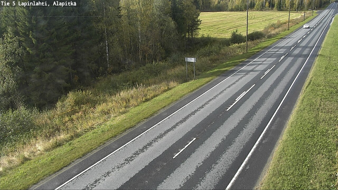 Weather Camera Image Väg 5 Lapinlax, Alapitkä, Lapinlahti, Pohjois-Savo