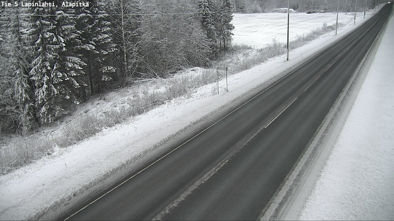 Kelikamerat Kuva Tie 5 Lapinlahti, Alapitkä, Lapinlahti, Pohjois-Savo