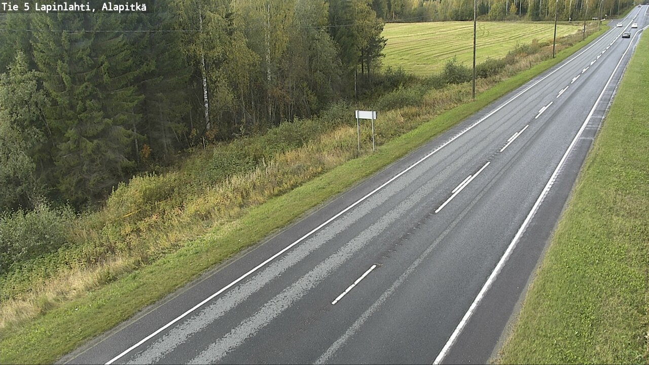 Weather Camera Image Väg 5 Lapinlax, Alapitkä, Lapinlahti, Pohjois-Savo