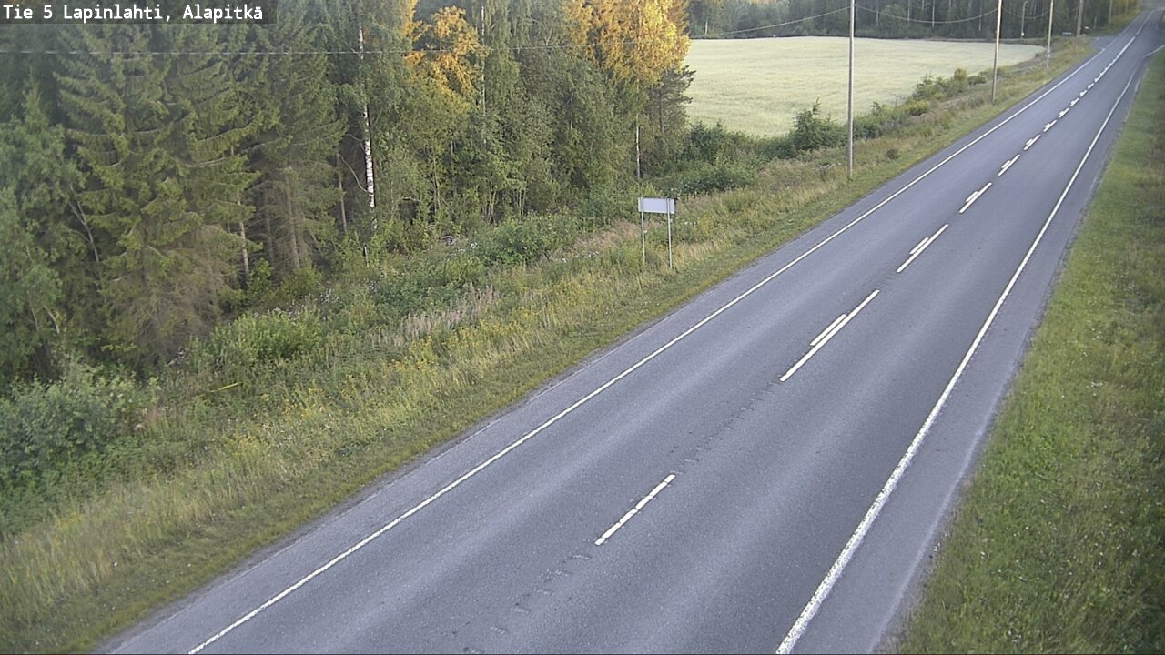Kelikamerat Kuva Tie 5 Lapinlahti, Alapitkä, Lapinlahti, Pohjois-Savo