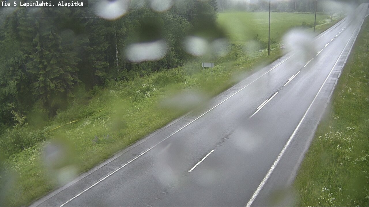 Weather Camera Image Road 5 Lapinlahti, Alapitkä, Lapinlahti, Pohjois-Savo