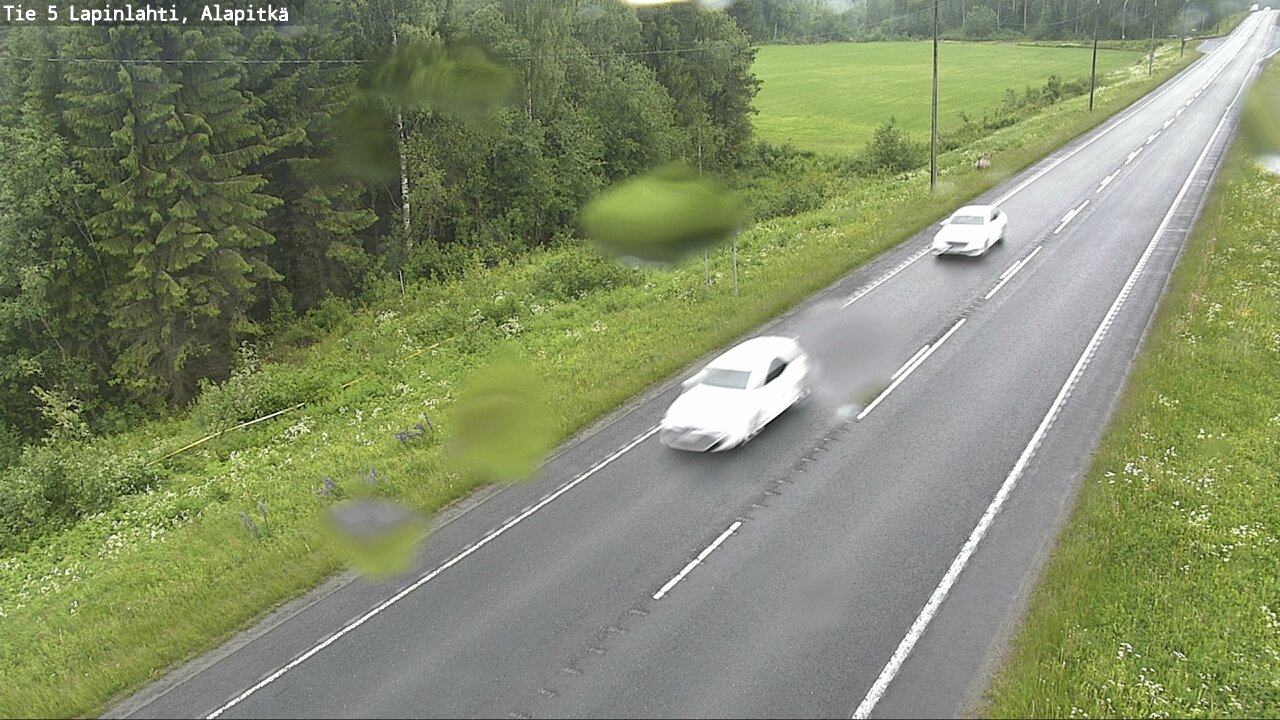 Weather Camera Image Väg 5 Lapinlax, Alapitkä, Lapinlahti, Pohjois-Savo