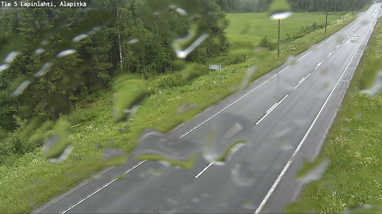 Weather Camera Image Väg 5 Lapinlax, Alapitkä, Lapinlahti, Pohjois-Savo