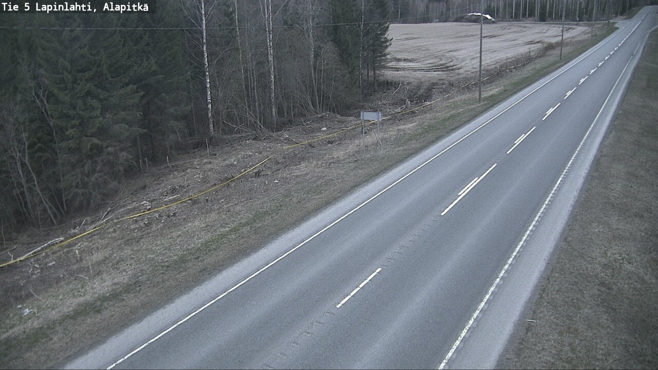 Kelikamerat Kuva Tie 5 Lapinlahti, Alapitkä, Lapinlahti, Pohjois-Savo