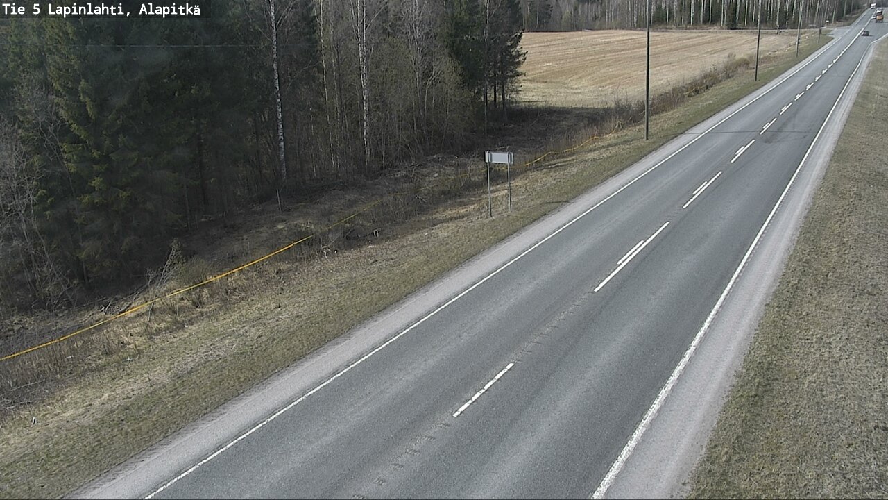 Kelikamerat Kuva Tie 5 Lapinlahti, Alapitkä, Lapinlahti, Pohjois-Savo