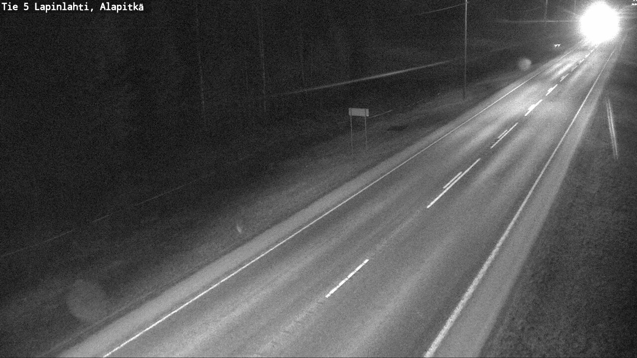 Weather Camera Image Väg 5 Lapinlax, Alapitkä, Lapinlahti, Pohjois-Savo