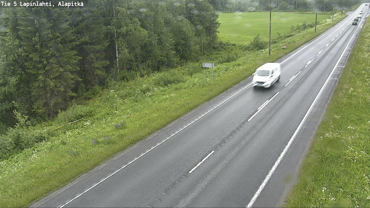 Weather Camera Image Väg 5 Lapinlax, Alapitkä, Lapinlahti, Pohjois-Savo