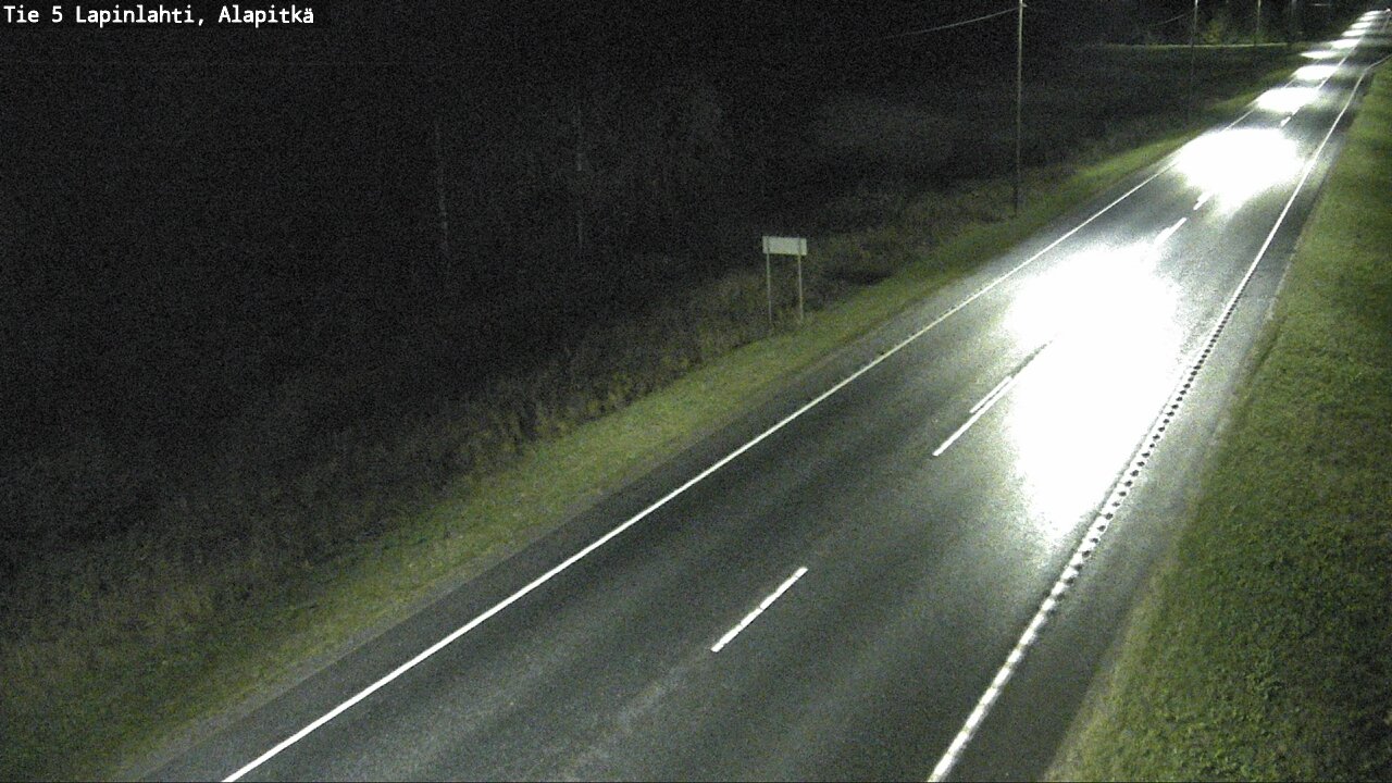 Weather Camera Image Väg 5 Lapinlax, Alapitkä, Lapinlahti, Pohjois-Savo