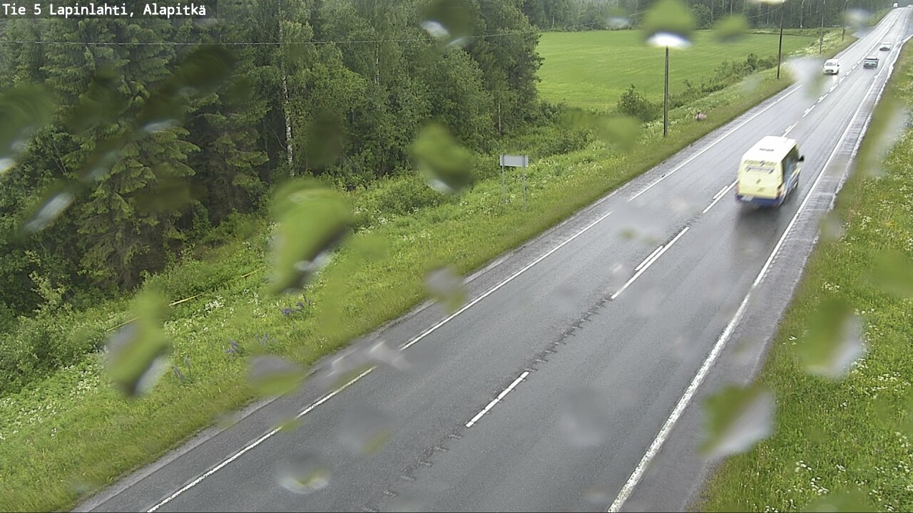 Weather Camera Image Väg 5 Lapinlax, Alapitkä, Lapinlahti, Pohjois-Savo
