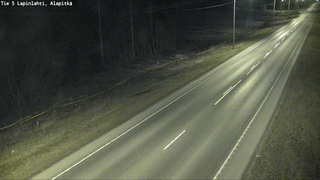 Weather Camera Image Road 5 Lapinlahti, Alapitkä, Lapinlahti, Pohjois-Savo