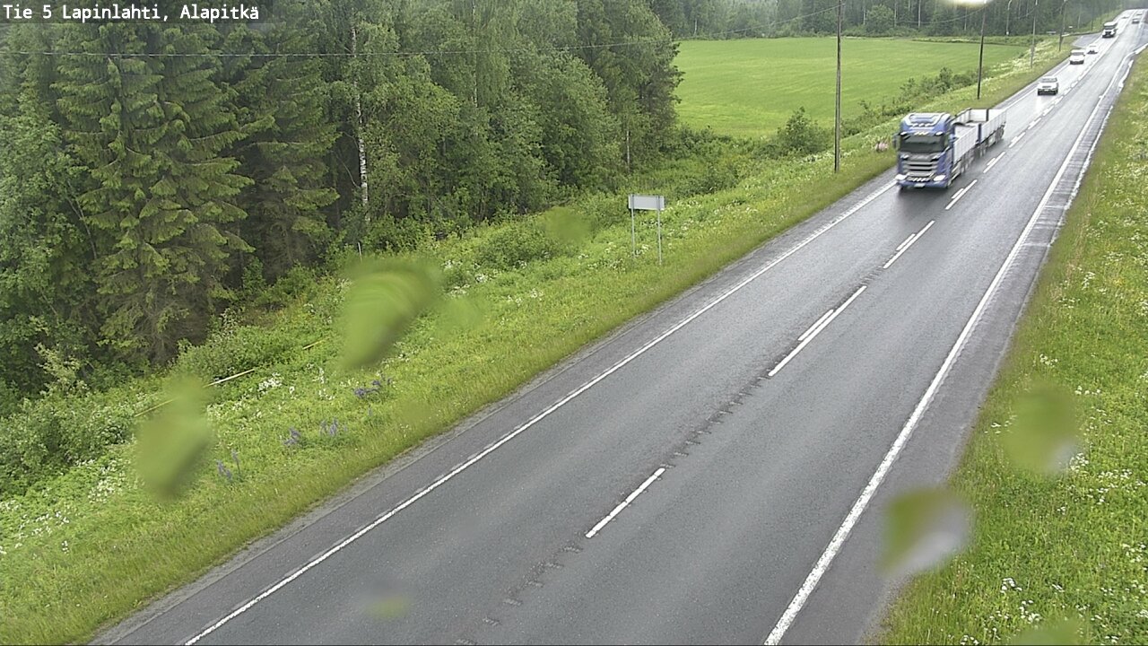 Weather Camera Image Väg 5 Lapinlax, Alapitkä, Lapinlahti, Pohjois-Savo