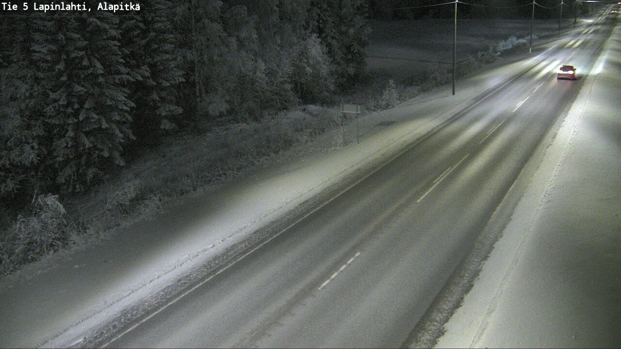Weather Camera Image Road 5 Lapinlahti, Alapitkä, Lapinlahti, Pohjois-Savo