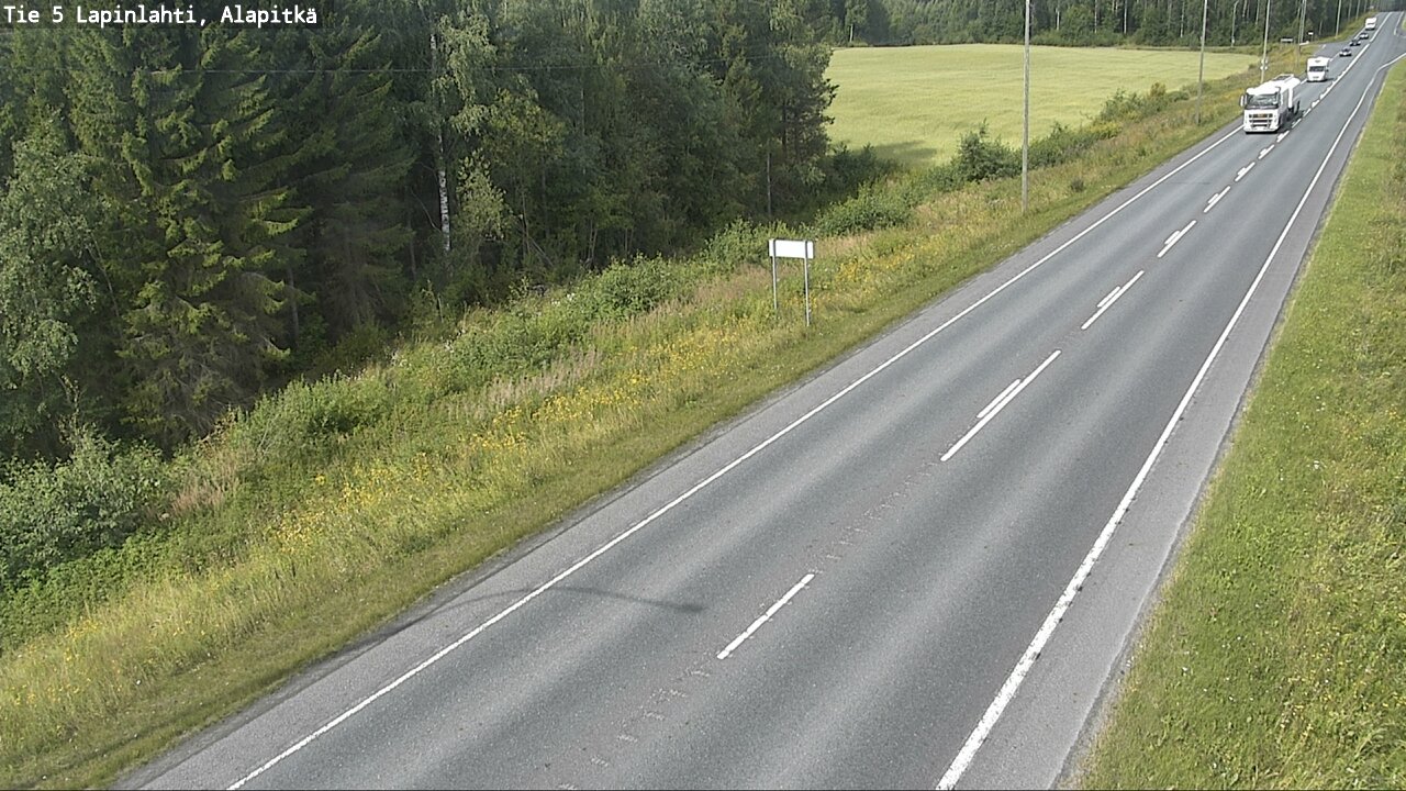 Kelikamerat Kuva Tie 5 Lapinlahti, Alapitkä, Lapinlahti, Pohjois-Savo