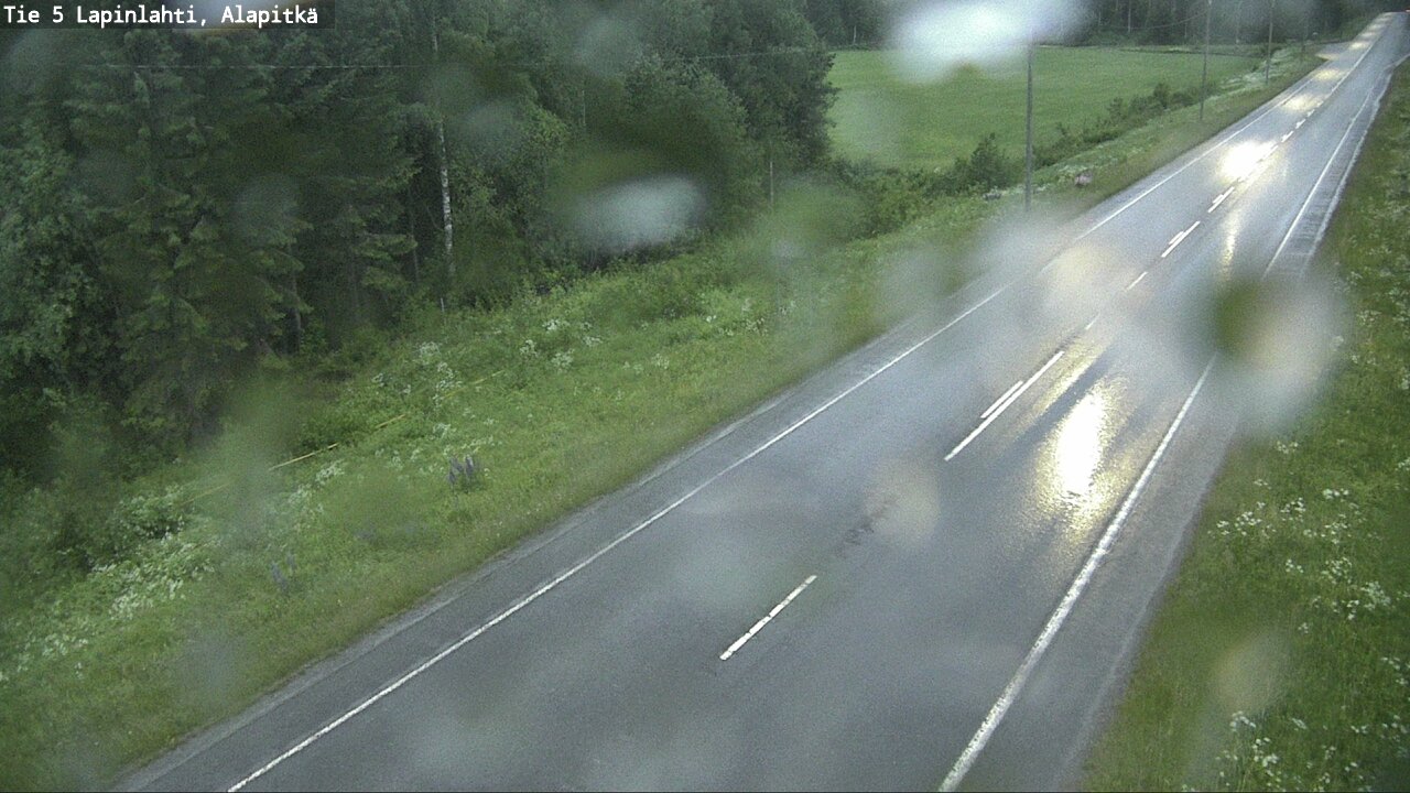 Weather Camera Image Road 5 Lapinlahti, Alapitkä, Lapinlahti, Pohjois-Savo