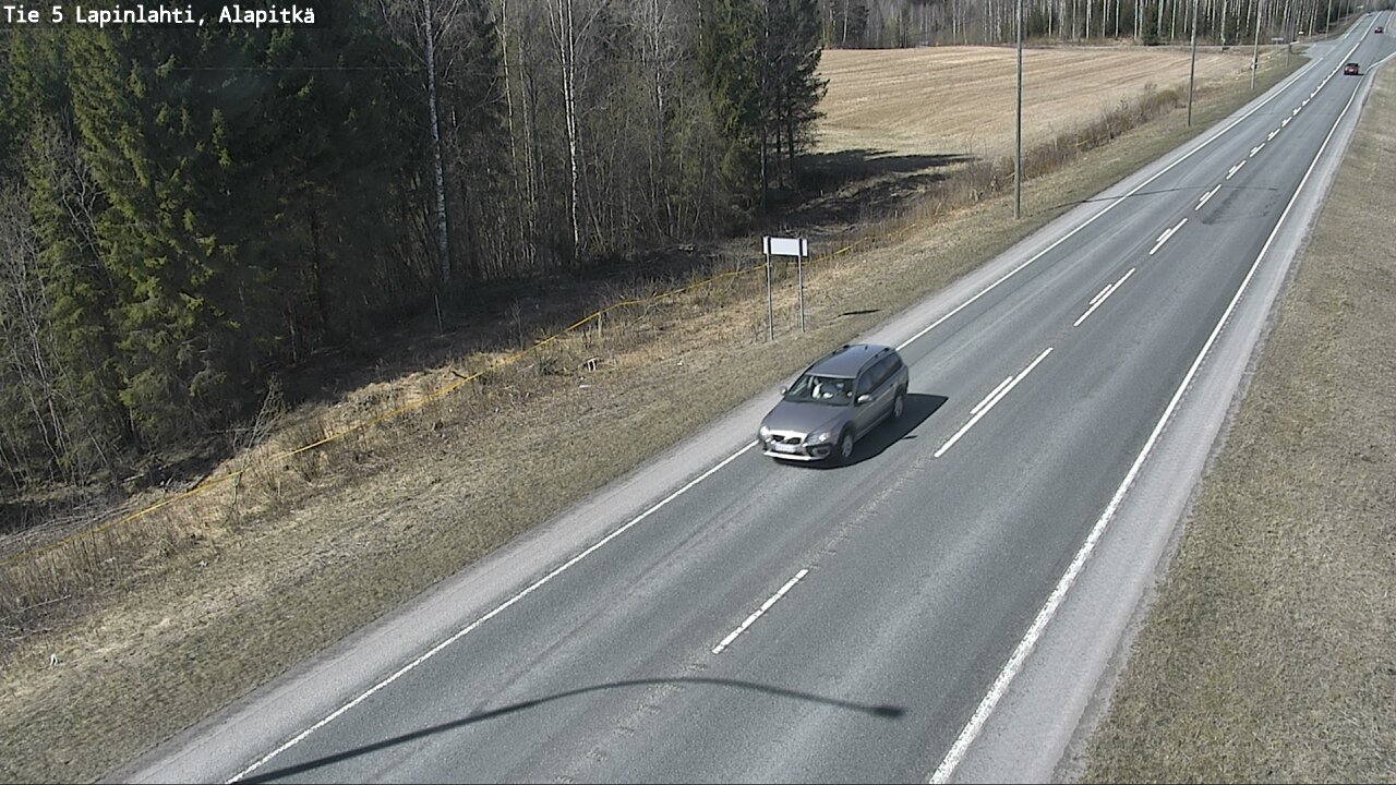 Weather Camera Image Väg 5 Lapinlax, Alapitkä, Lapinlahti, Pohjois-Savo