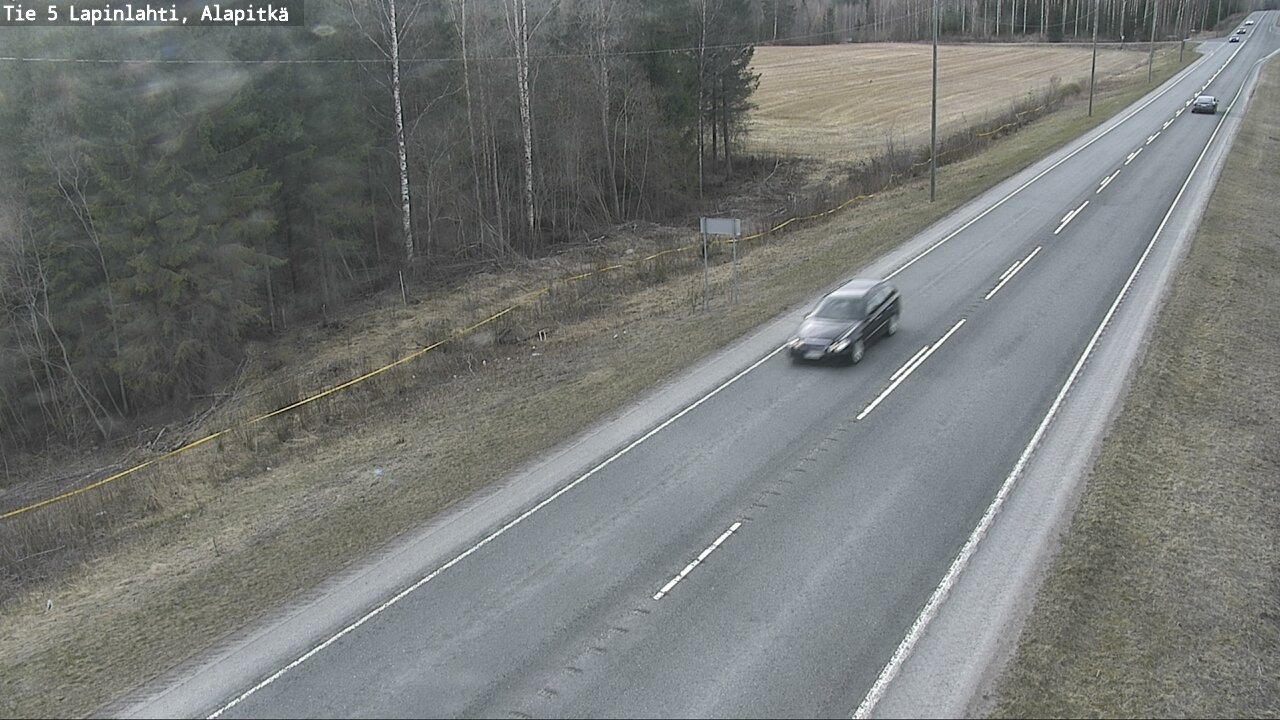 Weather Camera Image Väg 5 Lapinlax, Alapitkä, Lapinlahti, Pohjois-Savo