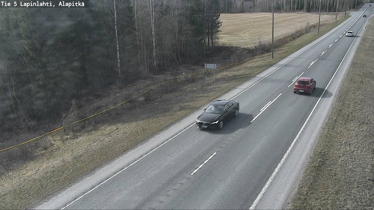 Weather Camera Image Väg 5 Lapinlax, Alapitkä, Lapinlahti, Pohjois-Savo