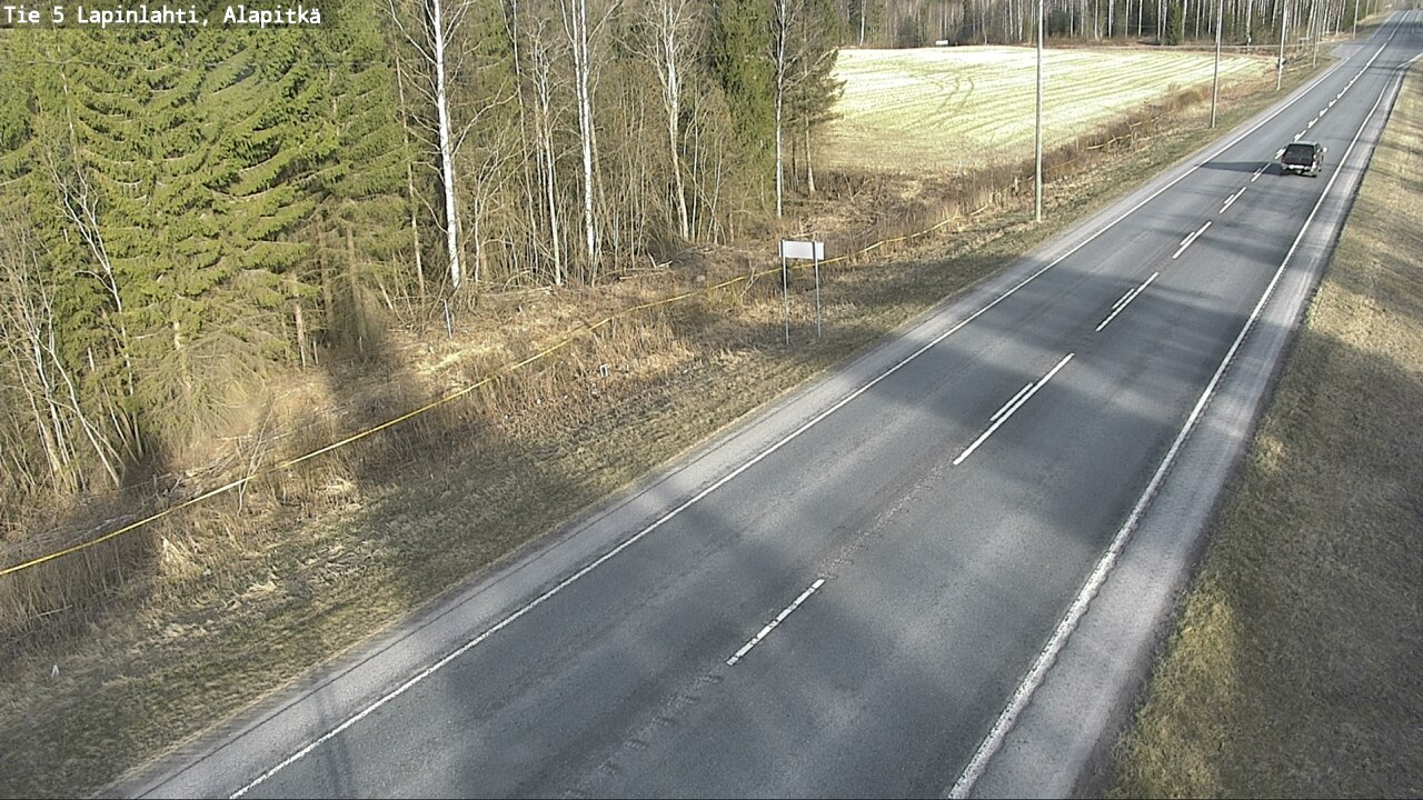 Weather Camera Image Road 5 Lapinlahti, Alapitkä, Lapinlahti, Pohjois-Savo