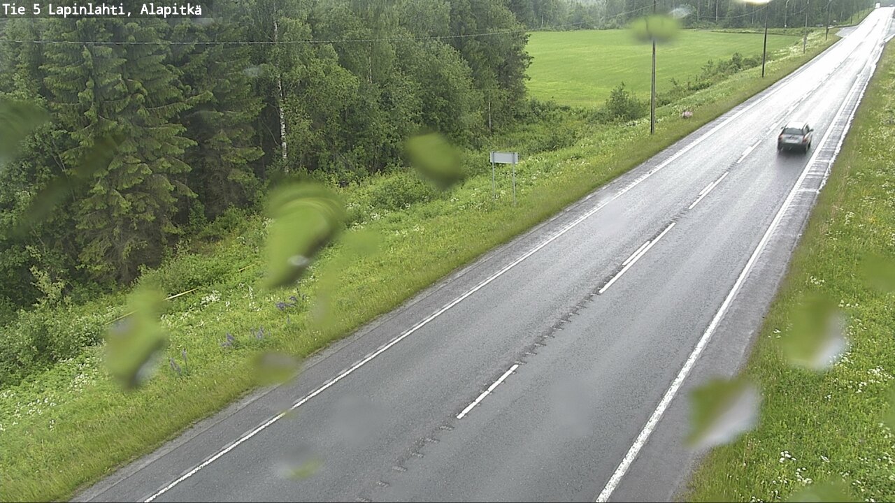 Weather Camera Image Väg 5 Lapinlax, Alapitkä, Lapinlahti, Pohjois-Savo