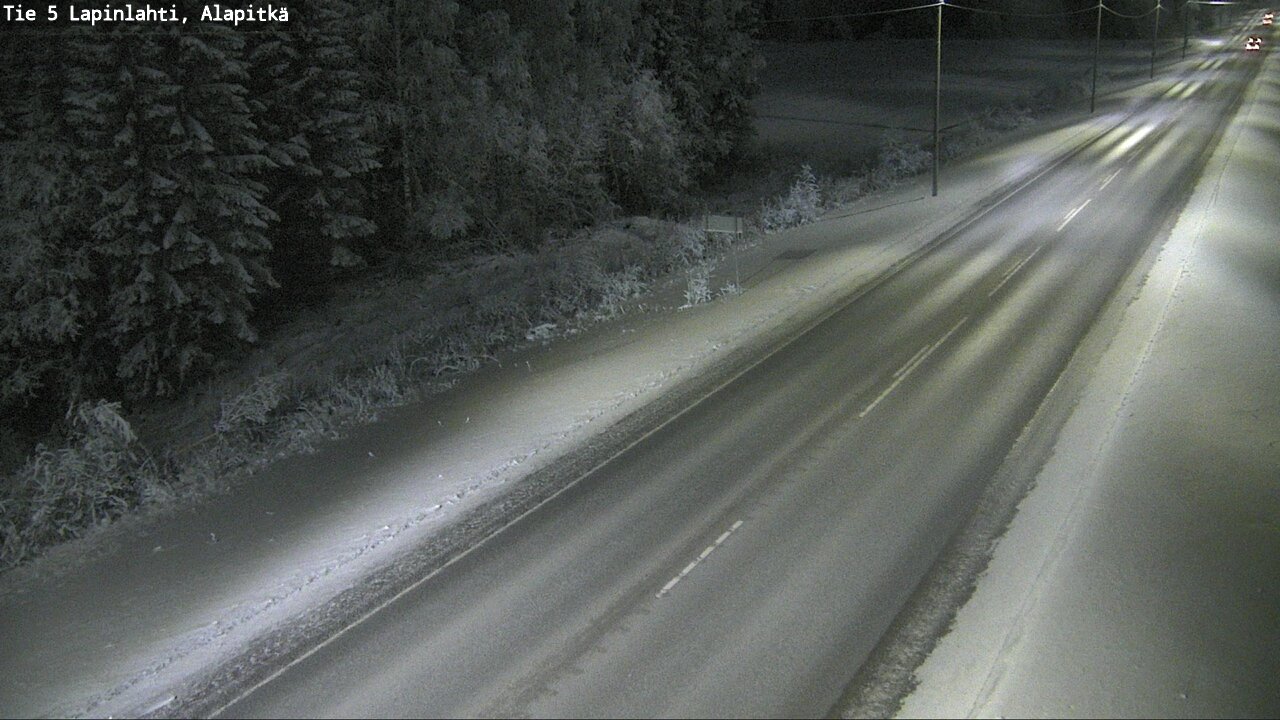 Weather Camera Image Road 5 Lapinlahti, Alapitkä, Lapinlahti, Pohjois-Savo