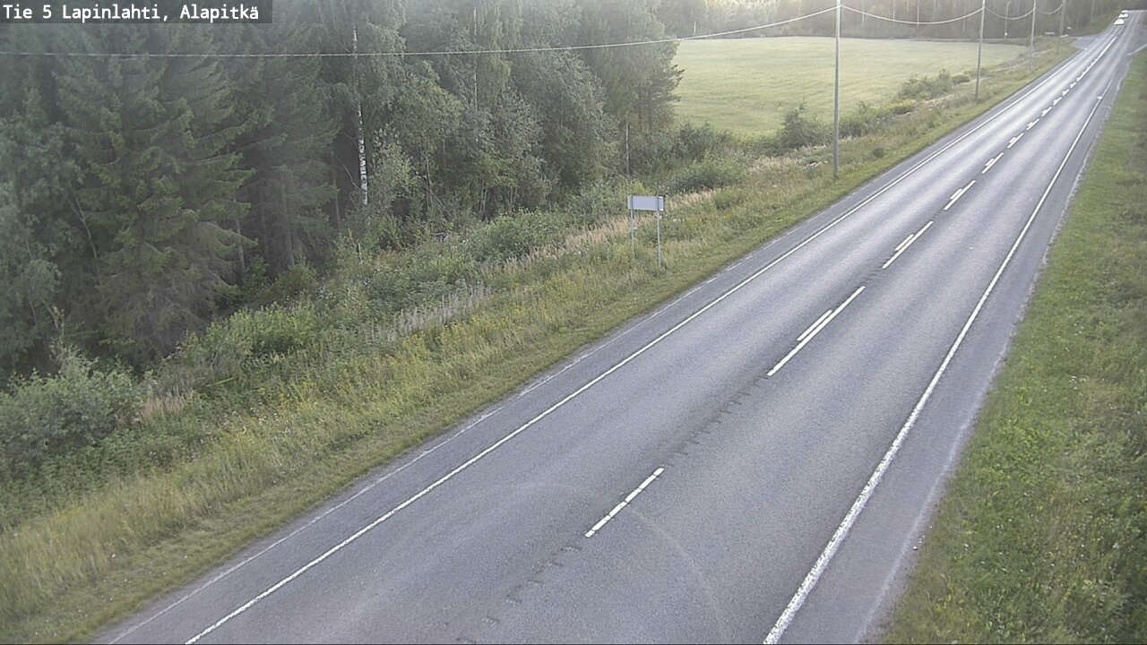 Kelikamerat Kuva Tie 5 Lapinlahti, Alapitkä, Lapinlahti, Pohjois-Savo