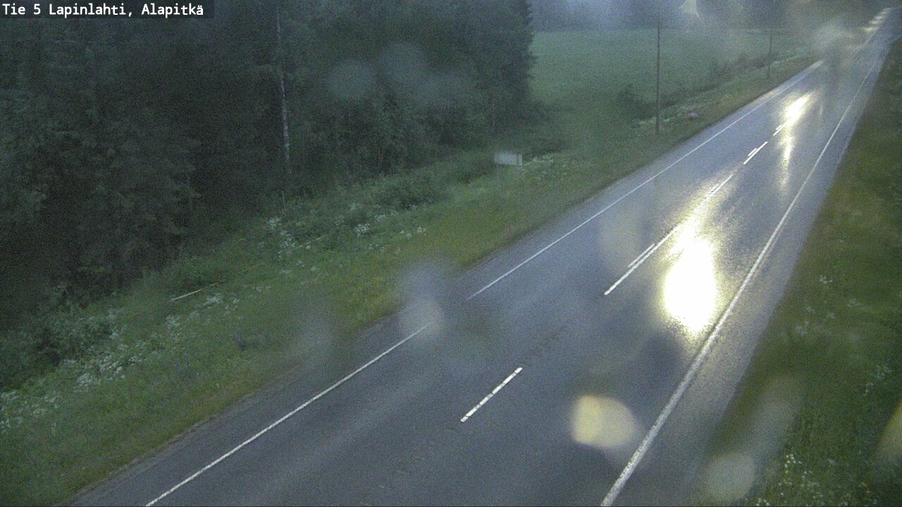 Weather Camera Image Road 5 Lapinlahti, Alapitkä, Lapinlahti, Pohjois-Savo