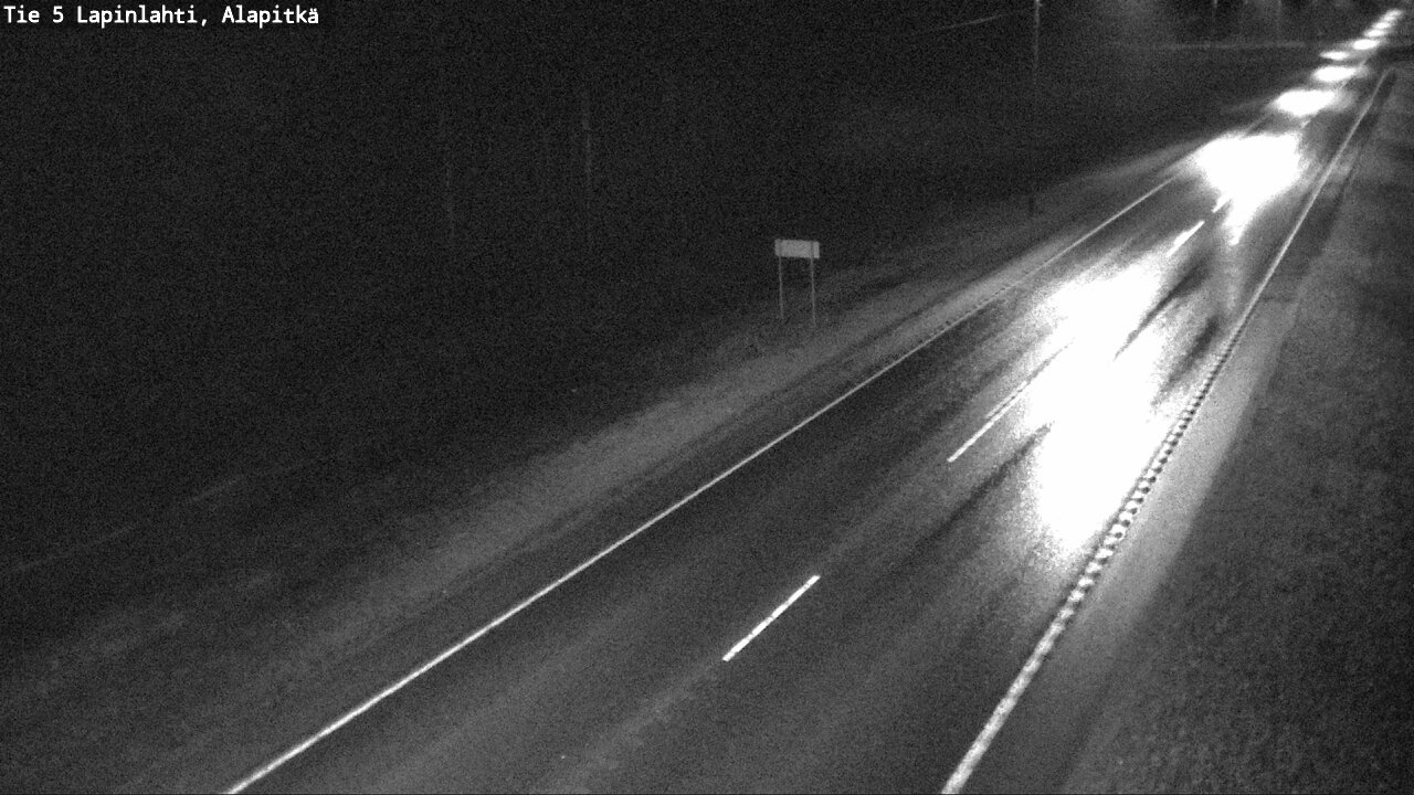 Weather Camera Image Road 5 Lapinlahti, Alapitkä, Lapinlahti, Pohjois-Savo