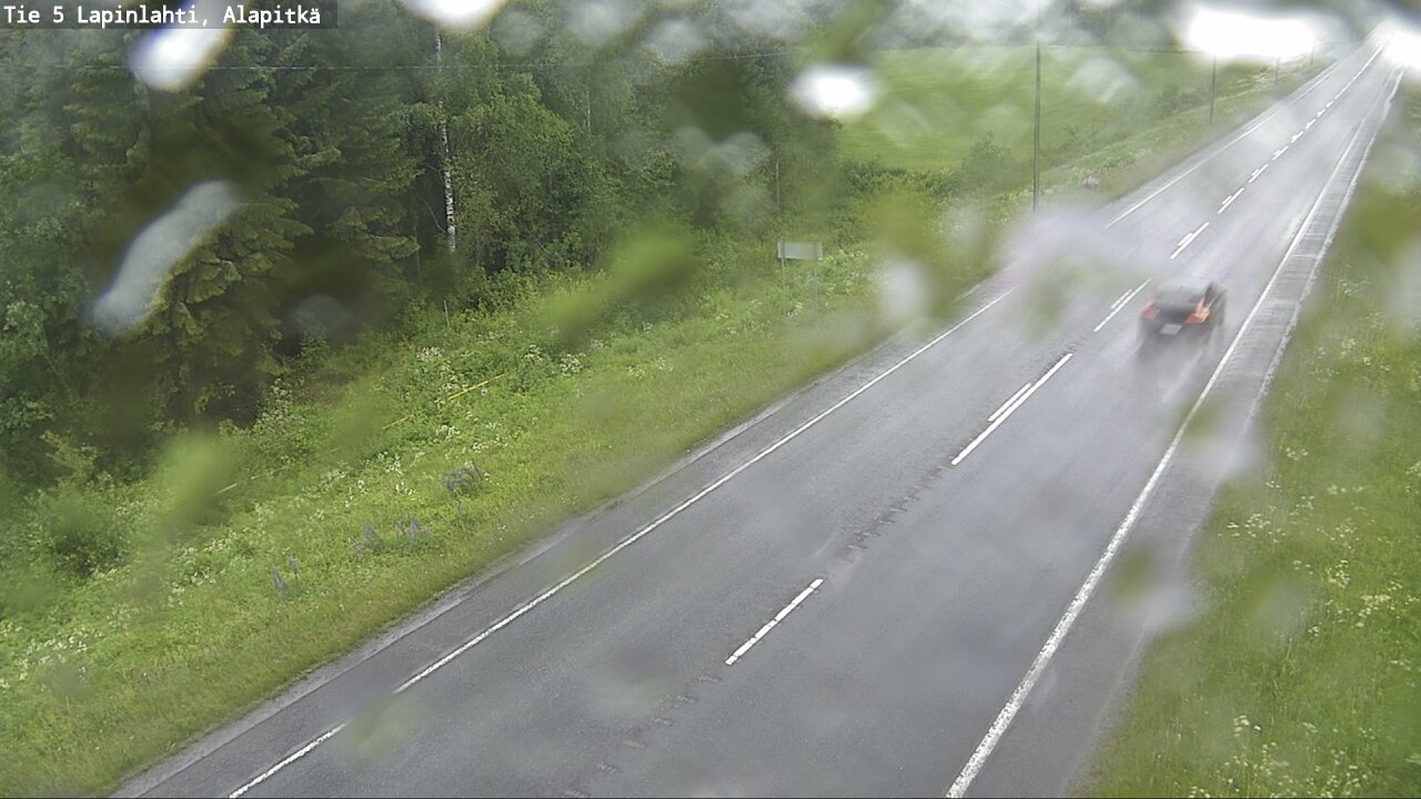 Weather Camera Image Road 5 Lapinlahti, Alapitkä, Lapinlahti, Pohjois-Savo