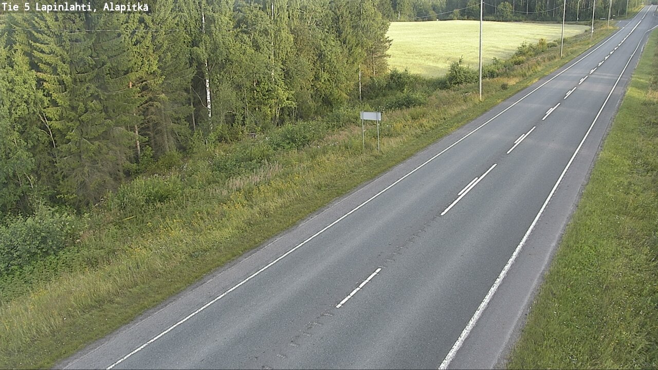 Kelikamerat Kuva Tie 5 Lapinlahti, Alapitkä, Lapinlahti, Pohjois-Savo