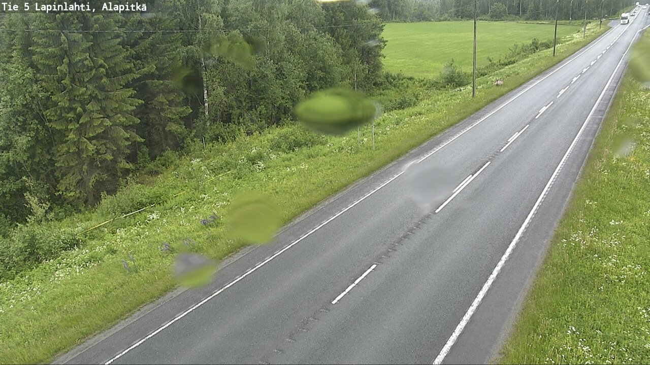 Weather Camera Image Väg 5 Lapinlax, Alapitkä, Lapinlahti, Pohjois-Savo