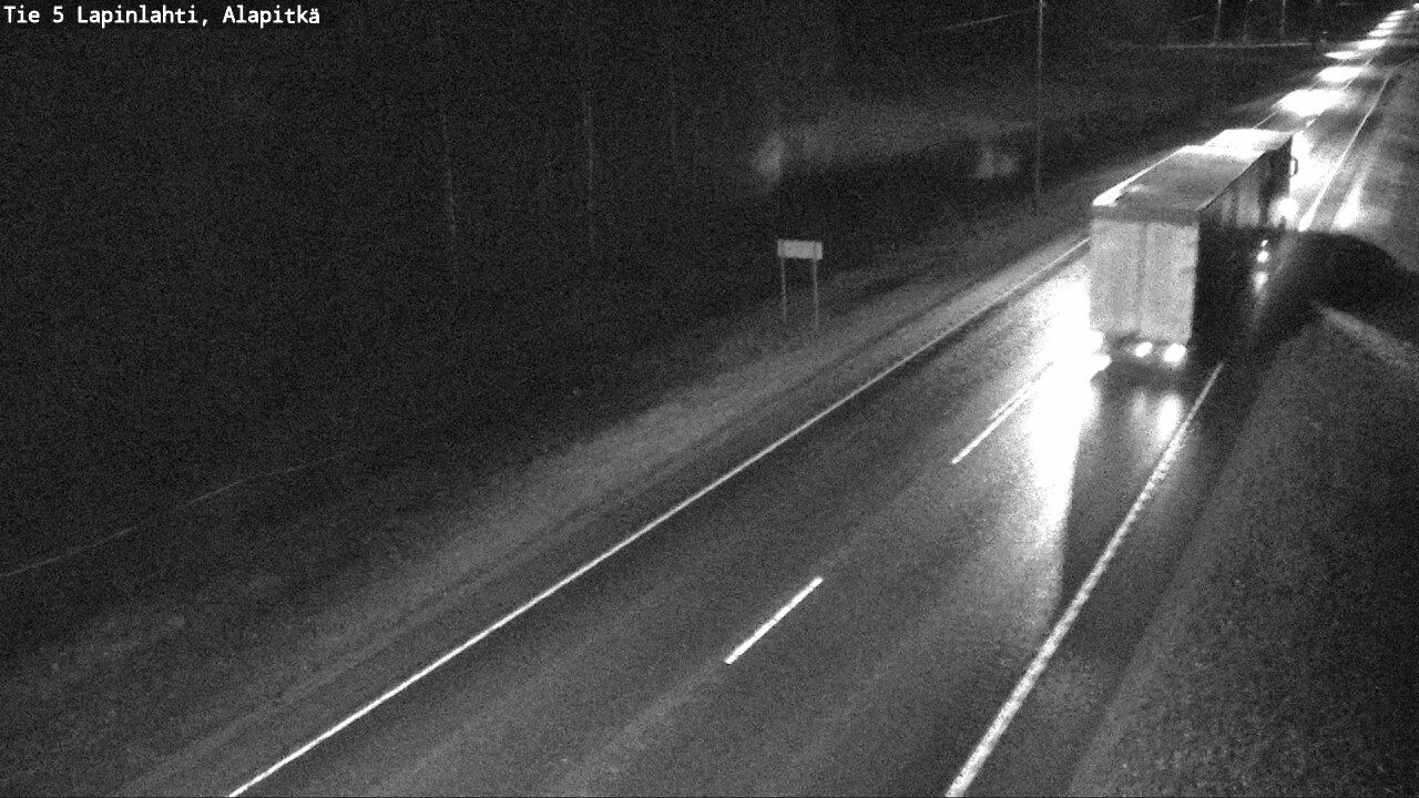 Weather Camera Image Road 5 Lapinlahti, Alapitkä, Lapinlahti, Pohjois-Savo