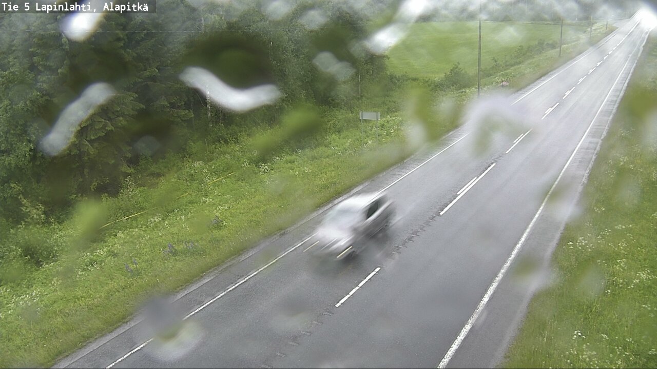 Weather Camera Image Road 5 Lapinlahti, Alapitkä, Lapinlahti, Pohjois-Savo