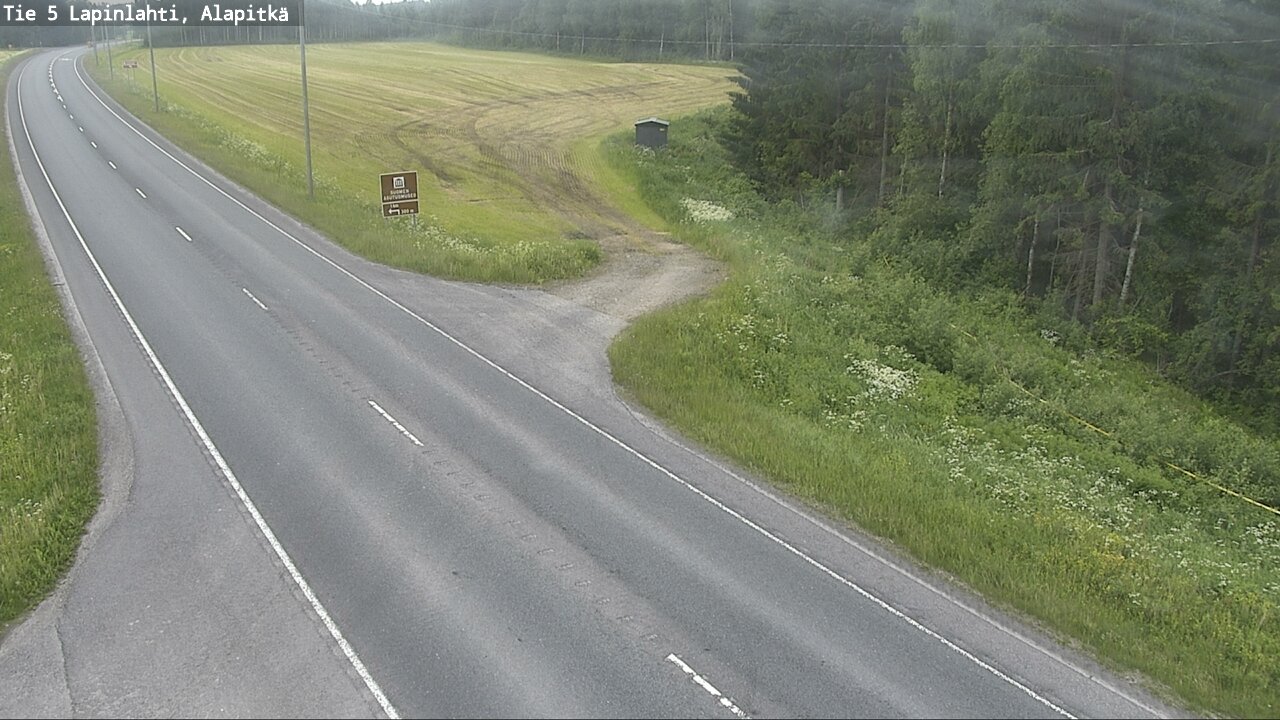 Kelikamerat Kuva Tie 5 Lapinlahti, Alapitkä, Lapinlahti, Pohjois-Savo