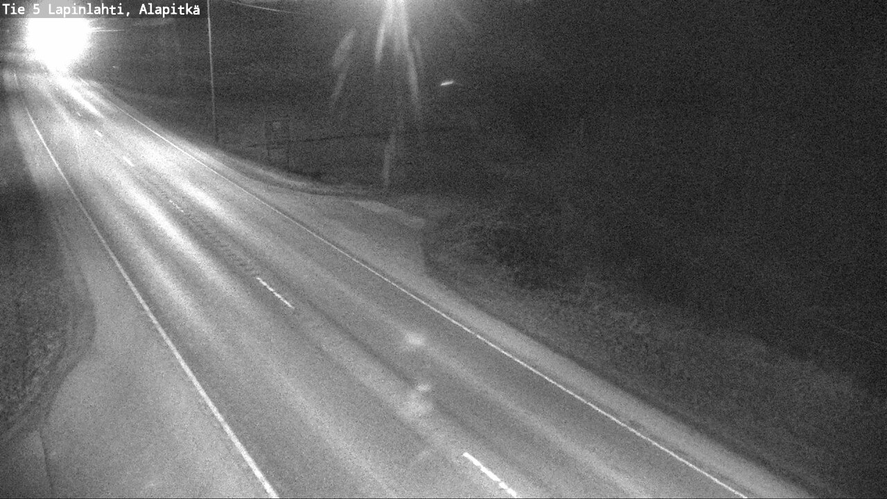 Weather Camera Image Väg 5 Lapinlax, Alapitkä, Lapinlahti, Pohjois-Savo